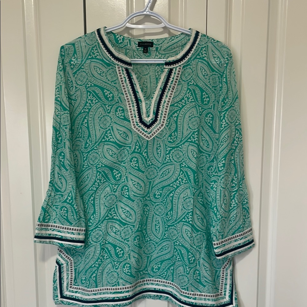 Talbots  Paisley Women's Top